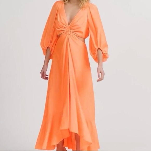 SHEIKE Orange Bravo Maxi Cut Out Dress - Picture 1 of 10